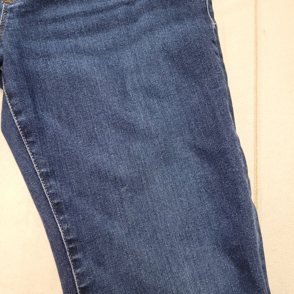 Good American power stretch pull on flare jeans dark wash indigo large - Picture 4 of 11